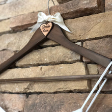 Load image into Gallery viewer, Custom bridal hanger personalized for wedding dress -Wedding decor and gifts -Bride gift from bridesmaid-Bridal shower gift for bride unique
