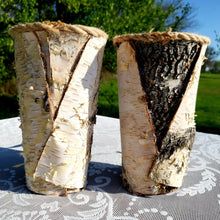 Load image into Gallery viewer, Custom monogramed wood vase - Personalized initial vase - Family name gift unique