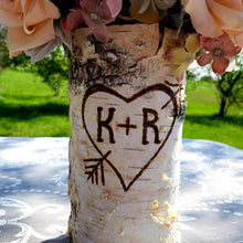 Load image into Gallery viewer, Engagement gifts for couple personalized, Engraved personalized flower vase