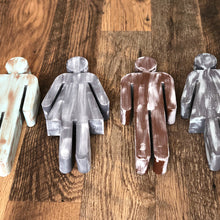 Load image into Gallery viewer, Boy girl bathroom sign - Rustic bathroom decor signs - Housewarming gift for couple - Bathroom wall decor rustic- Shabby chic bathroom decor