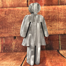 Load image into Gallery viewer, Boy girl bathroom sign - Rustic bathroom decor signs - Housewarming gift for couple - Bathroom wall decor rustic- Shabby chic bathroom decor