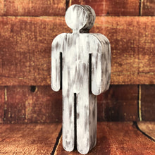 Load image into Gallery viewer, Boy girl bathroom sign - Rustic bathroom decor signs - Housewarming gift for couple - Bathroom wall decor rustic- Shabby chic bathroom decor