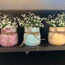 Load image into Gallery viewer, Easter mason jars | Pastel mason jars | Easter decorations for table