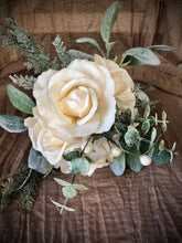 Load image into Gallery viewer, Winter bridal bouquet shimmering, Iced bridal bouquet, Winter wedding bridal bouquet