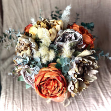 Load image into Gallery viewer, Terracotta burnt orange wedding centerpieces - Boho wedding decor pampas grass centerpieces fall - Fall boho wedding center pieces with pampass grass