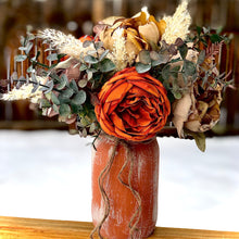Load image into Gallery viewer, Terracotta burnt orange wedding centerpieces - Boho wedding decor pampas grass centerpieces fall - Fall boho wedding center pieces with pampass grass