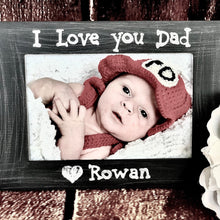 Load image into Gallery viewer, First fathers day - Personalized gifts for dad - Fathers day gift from son - Dad picture frame - Fathers day photo frame