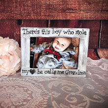 Load image into Gallery viewer, Personalized gift for grandma - Grandma picture frame - Grandma gift christmas - Custom picture frames rustic home decor - Shabby chic frame