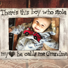 Load image into Gallery viewer, Personalized gift for grandma - Grandma picture frame - Grandma gift christmas - Custom picture frames rustic home decor - Shabby chic frame