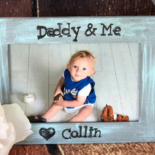 Load image into Gallery viewer, Papa picture frame - Papa's fishing buddy- Grandpa fishing gift - Gift for grandpa personalized - Long distance gifts parents