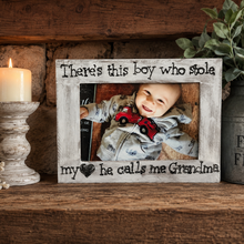 Load image into Gallery viewer, Personalized gift for grandma - Grandma picture frame - Grandma gift christmas - Custom picture frames rustic home decor - Shabby chic frame