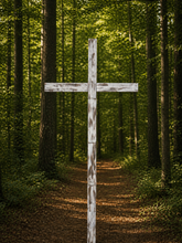 Load image into Gallery viewer, Wooden Cross Arch 71 inches tall