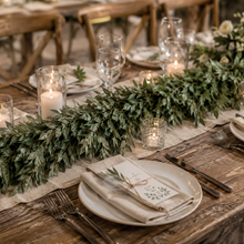 Load image into Gallery viewer, 12 ft ruscus garland rental