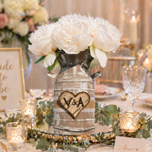Load image into Gallery viewer, Wedding decorations rustic - Rustic bridal shower decorations - Bridal shower centerpieces - Engagement gifts for couple Wedding table decor