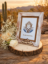 Load image into Gallery viewer, I'm here in spirit personalized wood burned picture frame
