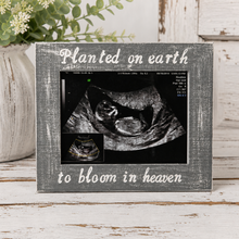 Load image into Gallery viewer, Miscarriage ultrasound personalized gift picture frame