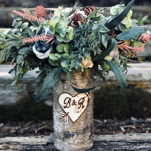 Personalized vase - Wedding gift for couple unique - Engagement gift for couple unique - 5th Anniversary gift