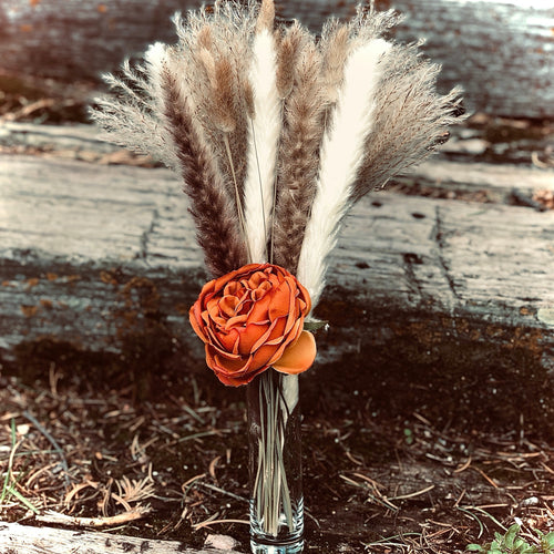 Pampas grass centerpieces for wedding or baby shower