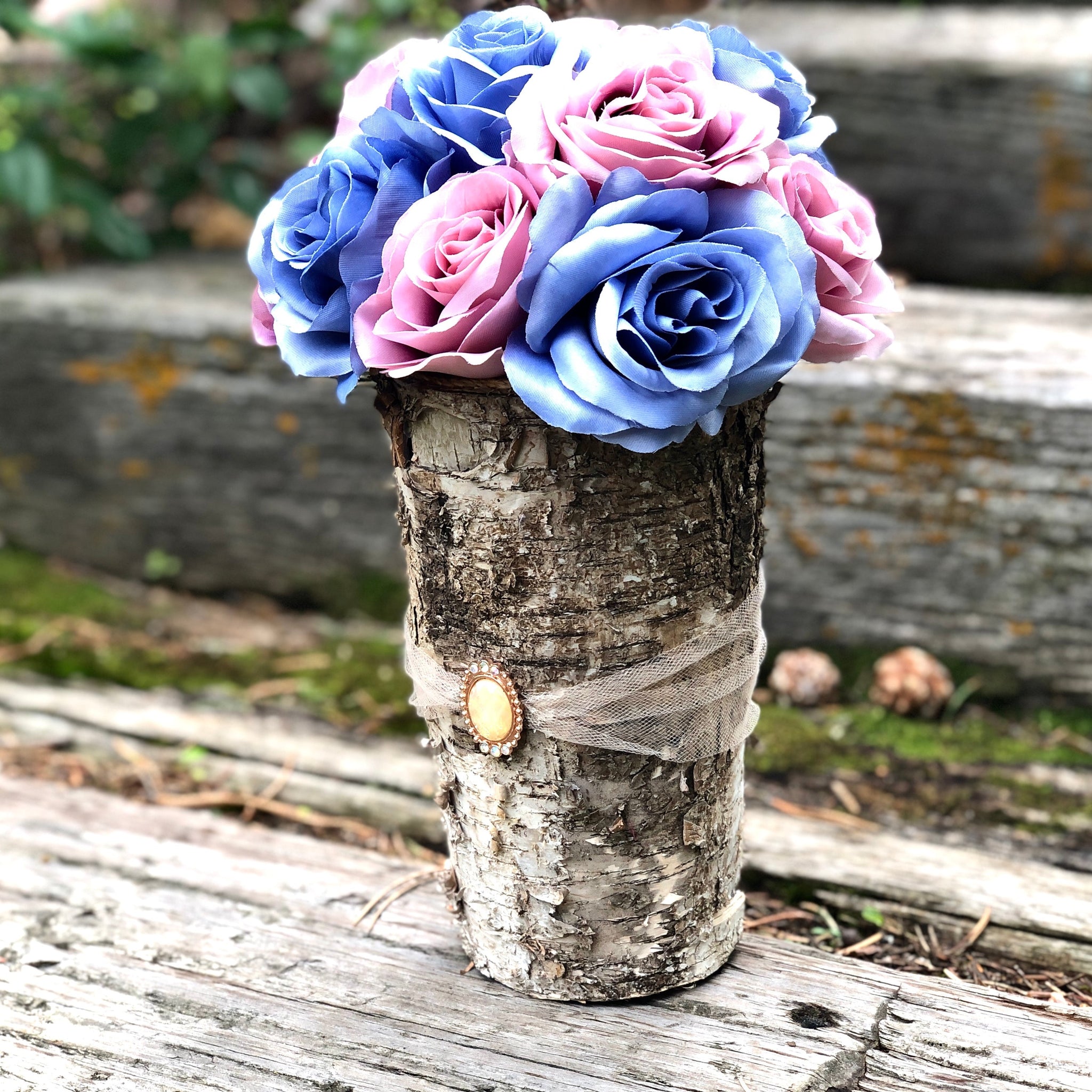 Vase Centerpieces for Bridal Shower Decorations Rustic Engagement Party  Centerpiece Birch Vintage Rustic Wedding Decor Rustic Wedding 