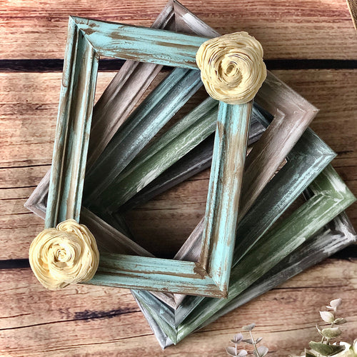 4x6 picture frame | Shabby chic picture frames | Rustic frames | Distressed frames | Primitive photo frame | Wall and tabletop frames