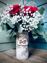 Load image into Gallery viewer, Mountain personalized with your choice of flower arrangement