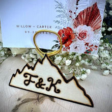 Load image into Gallery viewer, Initial table number holder for wedding or events