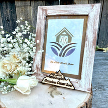 Load image into Gallery viewer, I'm here in spirit personalized wood burned picture frame