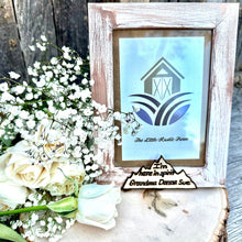 Load image into Gallery viewer, I'm here in spirit personalized wood burned picture frame
