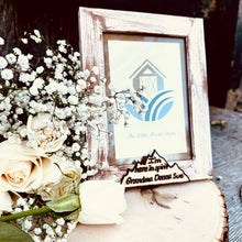 Load image into Gallery viewer, I'm here in spirit personalized wood burned picture frame