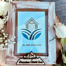 Load image into Gallery viewer, I'm here in spirit personalized wood burned picture frame