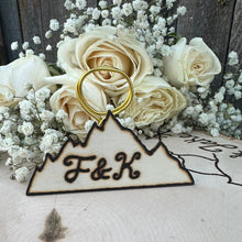 Load image into Gallery viewer, Initial table number holder for wedding or events