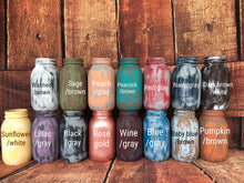 Load image into Gallery viewer, Rustic hand painted primitive candle stick holder