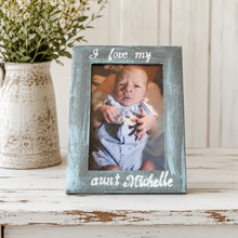 Load image into Gallery viewer, I love my aunt picture frame handmade
