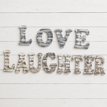 Load image into Gallery viewer, 5 inch metal letters hand painted your choice of colors