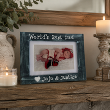 Load image into Gallery viewer, First fathers day - Personalized gifts for dad - Fathers day gift from son - Dad picture frame - Fathers day photo frame