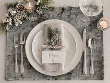 Load image into Gallery viewer, White washed real birch bark placemat