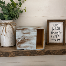 Load image into Gallery viewer, Square tissue box cover rustic custom colors