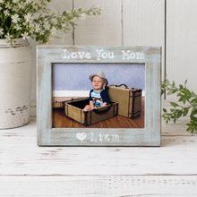 Load image into Gallery viewer, I love you mom personalized picture frame for Mother's Day- Christmas gift for mom personalized I love you frame