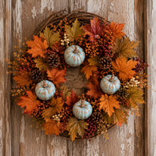 Load image into Gallery viewer, Small primitive pumpkin bowl fillers or wreath pumpkins