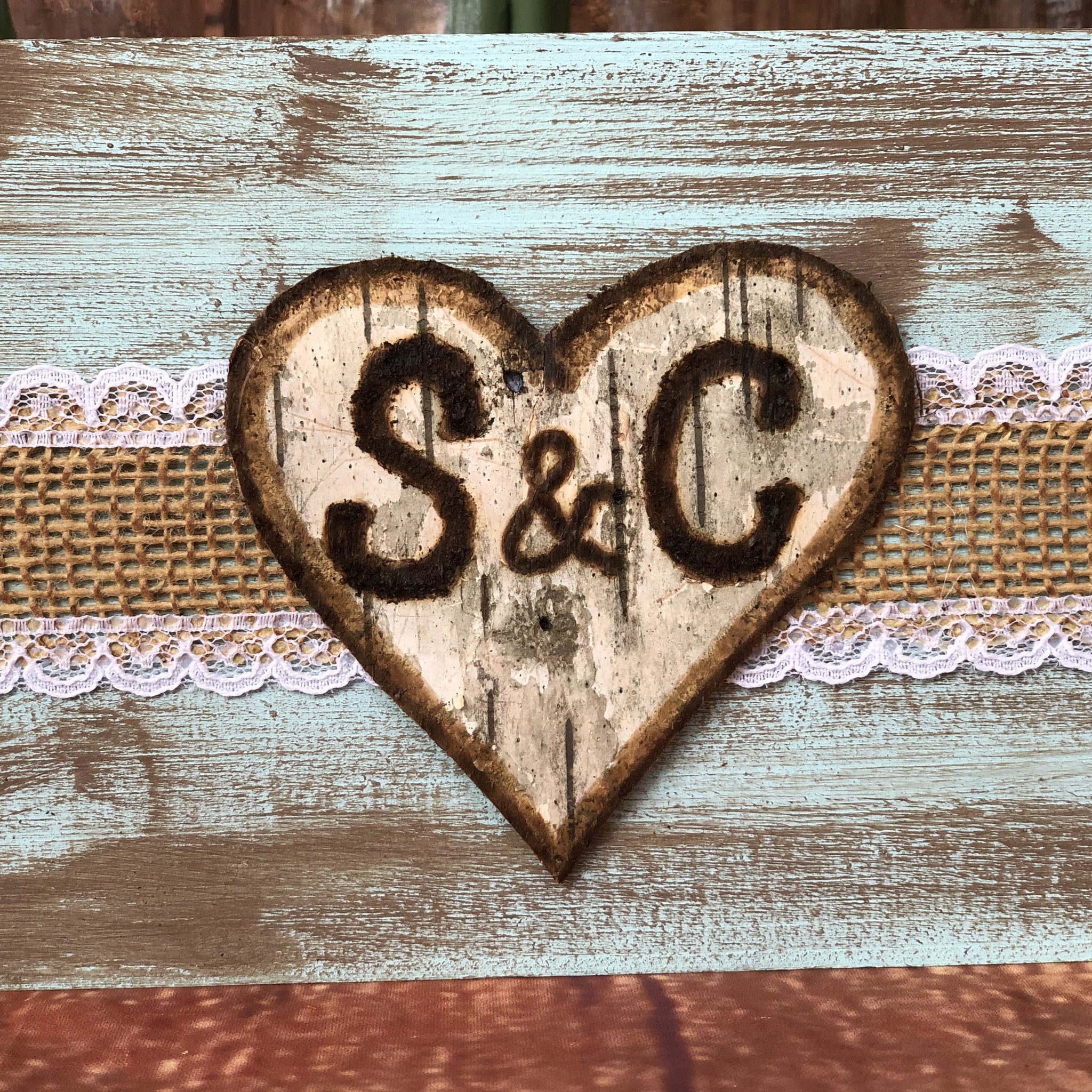 Rustic Wooden Love Heart Wedding Centerpiece Boxes - Interior Frugalista