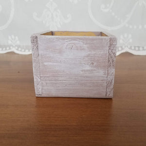 Small wood box Wooden box Wood box Rustic wedding decor Rustic centerpiece Country wedding decor Shabby chic home decor White peony rustic