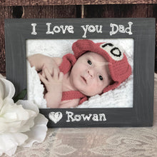 Load image into Gallery viewer, First fathers day - Personalized gifts for dad - Fathers day gift from son - Dad picture frame - Fathers day photo frame