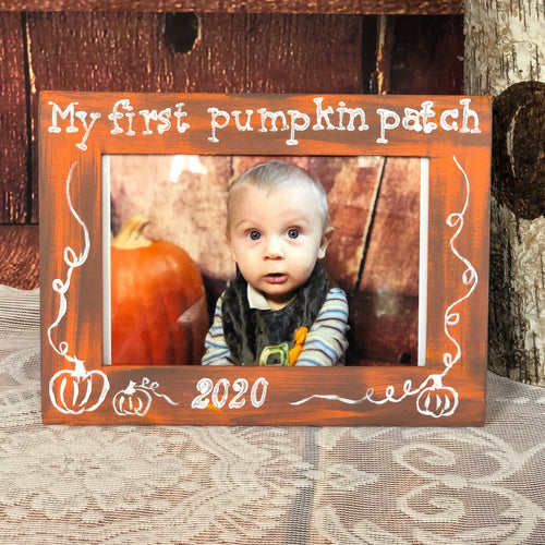 First pumpkin patch - Fall home decor frames - Cutest pumpkin in the patch - Fall gifts for baby - New baby gift - Signs for fall primitive