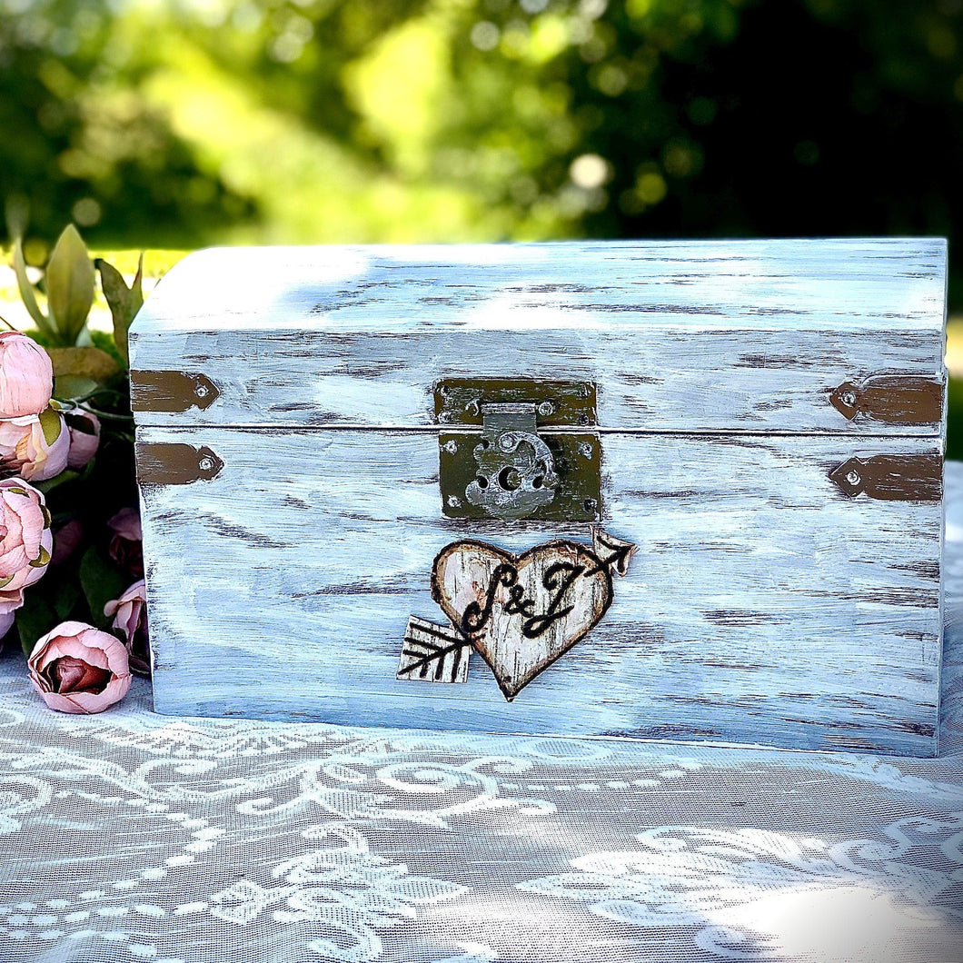 Personalised Wedding Gift Keepsake Box - Personalised Engagement Box -  Personalised Wooden Memory Box