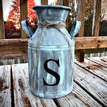 Load image into Gallery viewer, Personalized milk can decor | Personalized wedding gift for couple | Personalized vase | Personalized milk jug | Unique housewarming gifts